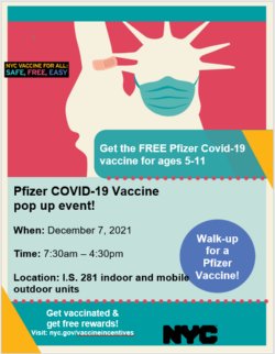 Pfizer COVID-19 Vaccine pop up event!
